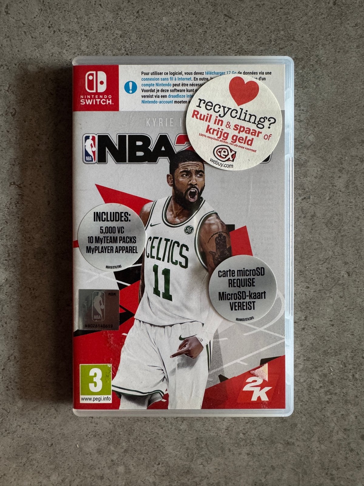NBA 2K18 Nintendo Switch - Basketbal Game, Ophalen, Zo goed als nieuw, Sport, Vanaf 3 jaar