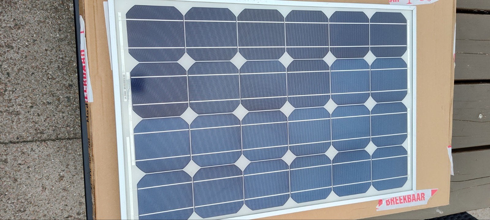 Auxin Solar paneel met Steca solar charge controller, Ophalen, Gebruikt