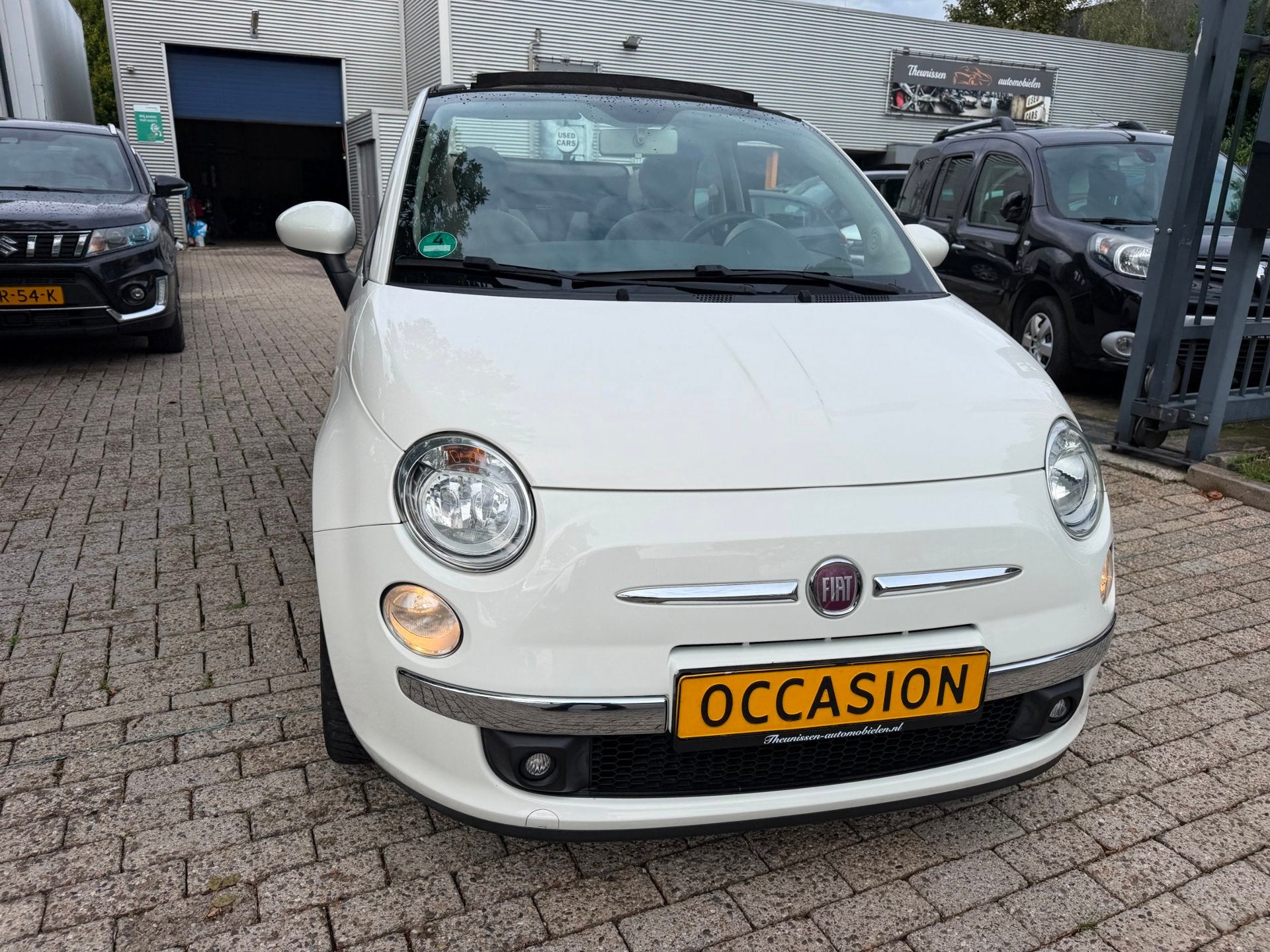 Fiat 500 C 1.2 Lounge 115.754 km, 1e eigenaar clima/airco, e, Auto's, Dealer onderhouden, Gebruikt, 4 cilinders, 4 stoelen