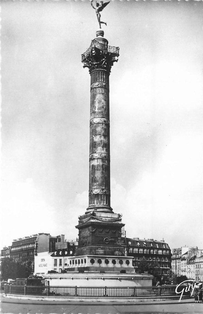 701-485-011 Paris Place de la Bastille, Ophalen of Verzenden, Voor 1920, Frankrijk