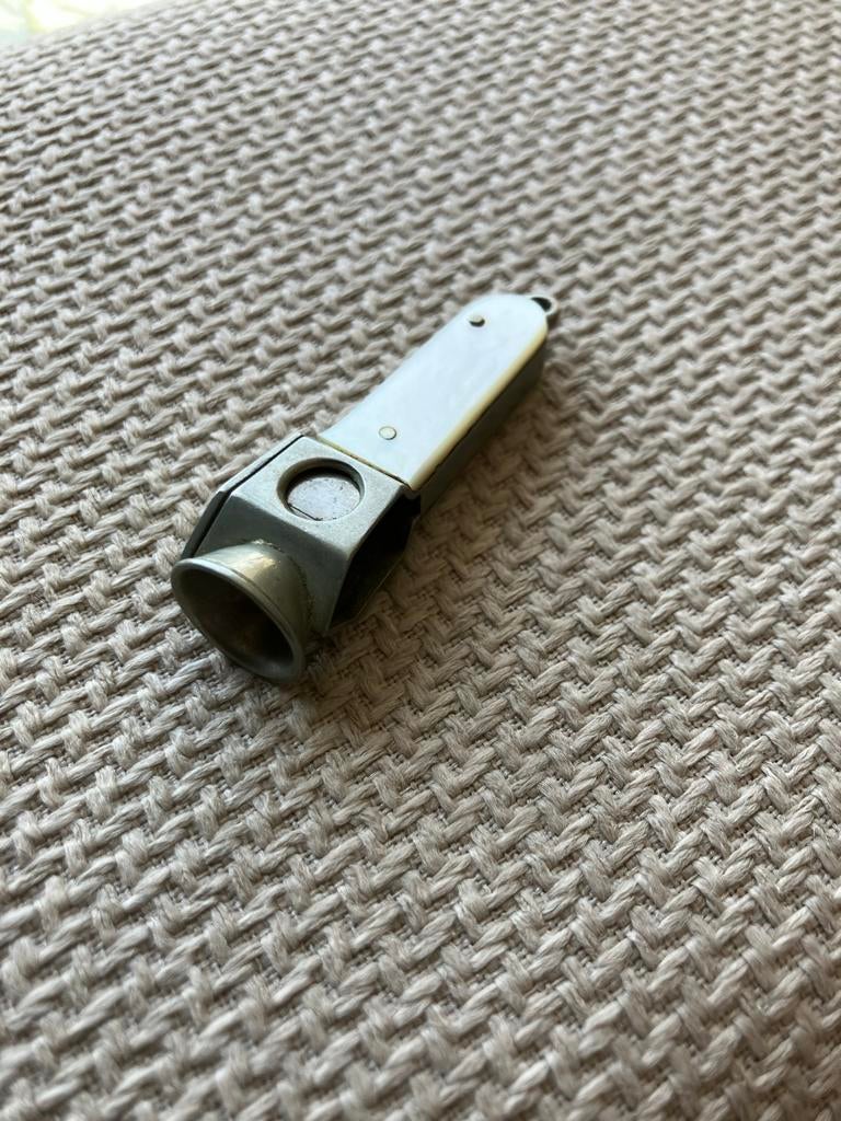 Vintage Sigarenknipper met Parelmoer Handvat, Antiek en Kunst, Ophalen of Verzenden