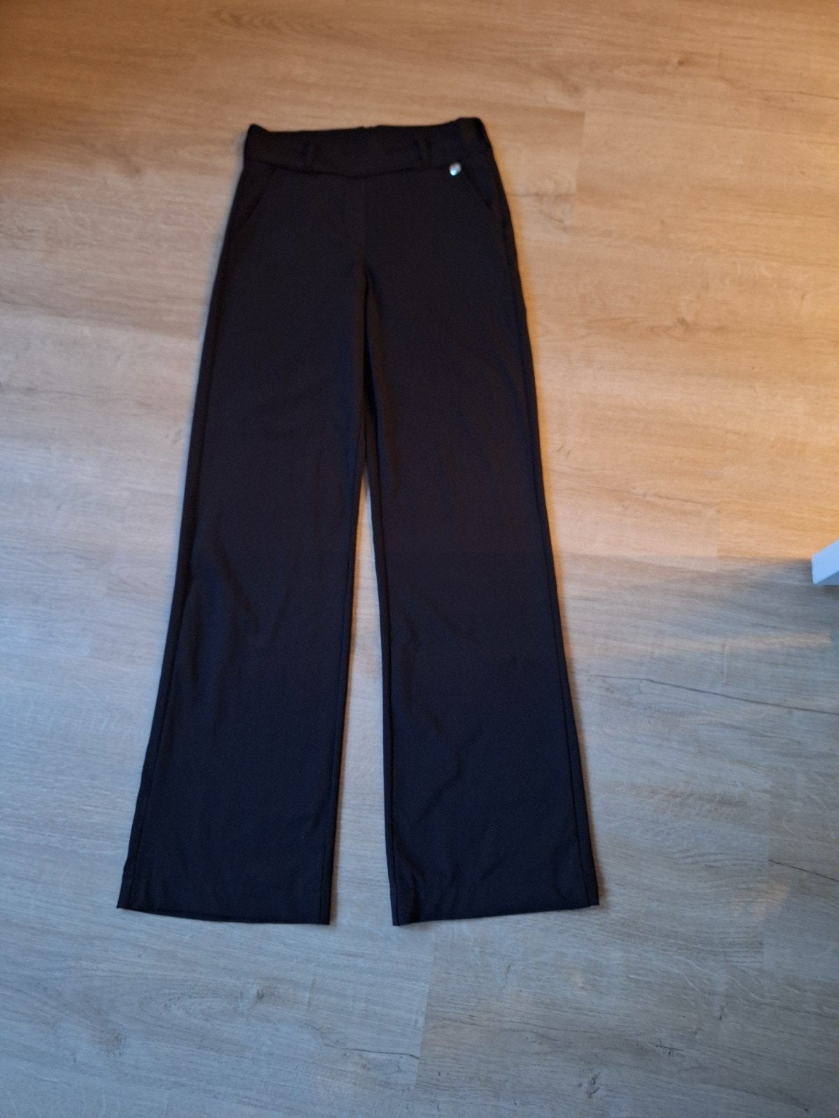Jacky Luxury Zwarte Broek Maat S, Zwart, Ophalen of Verzenden, Maat 36 (S), Lang