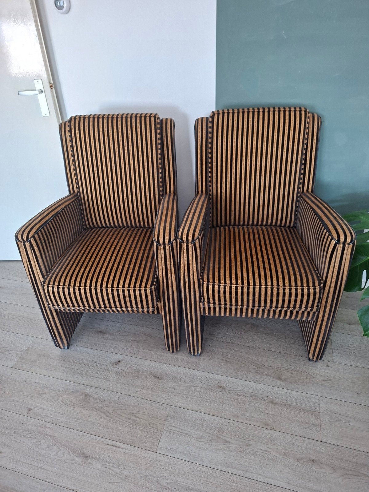 4 x Eetkamerstoelen, Raanhuis. 50/48/ 50, Ophalen, Hout, Gebruikt, Overige kleuren