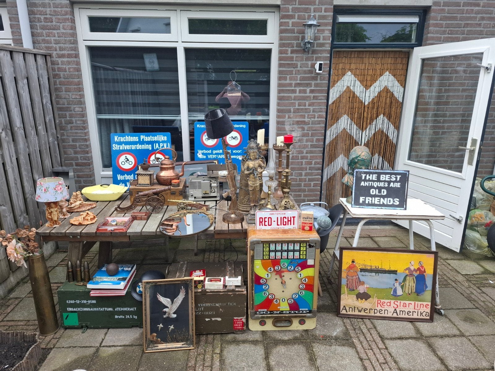 Diverse antiek en vintage items, Antiek en Kunst, Ophalen