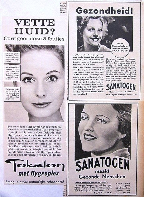 85+ vintage advertenties reclames producten uit 1935-60, Verzamelen, Ophalen of Verzenden, Gebruikt, Overige typen
