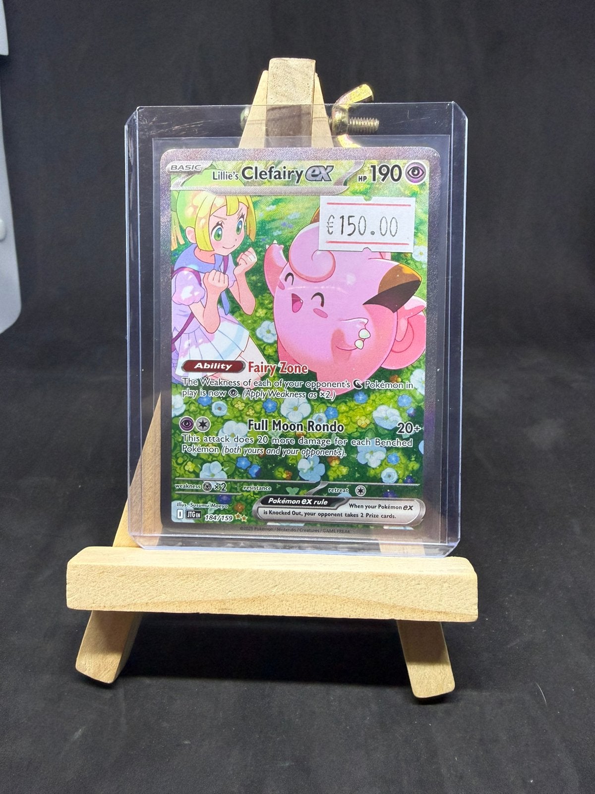 Lillie’s clefairy ex jtg 184/159 nm/nm, Hobby en Vrije tijd, Verzamelkaartspellen | Pokémon, Ophalen of Verzenden, Zo goed als nieuw