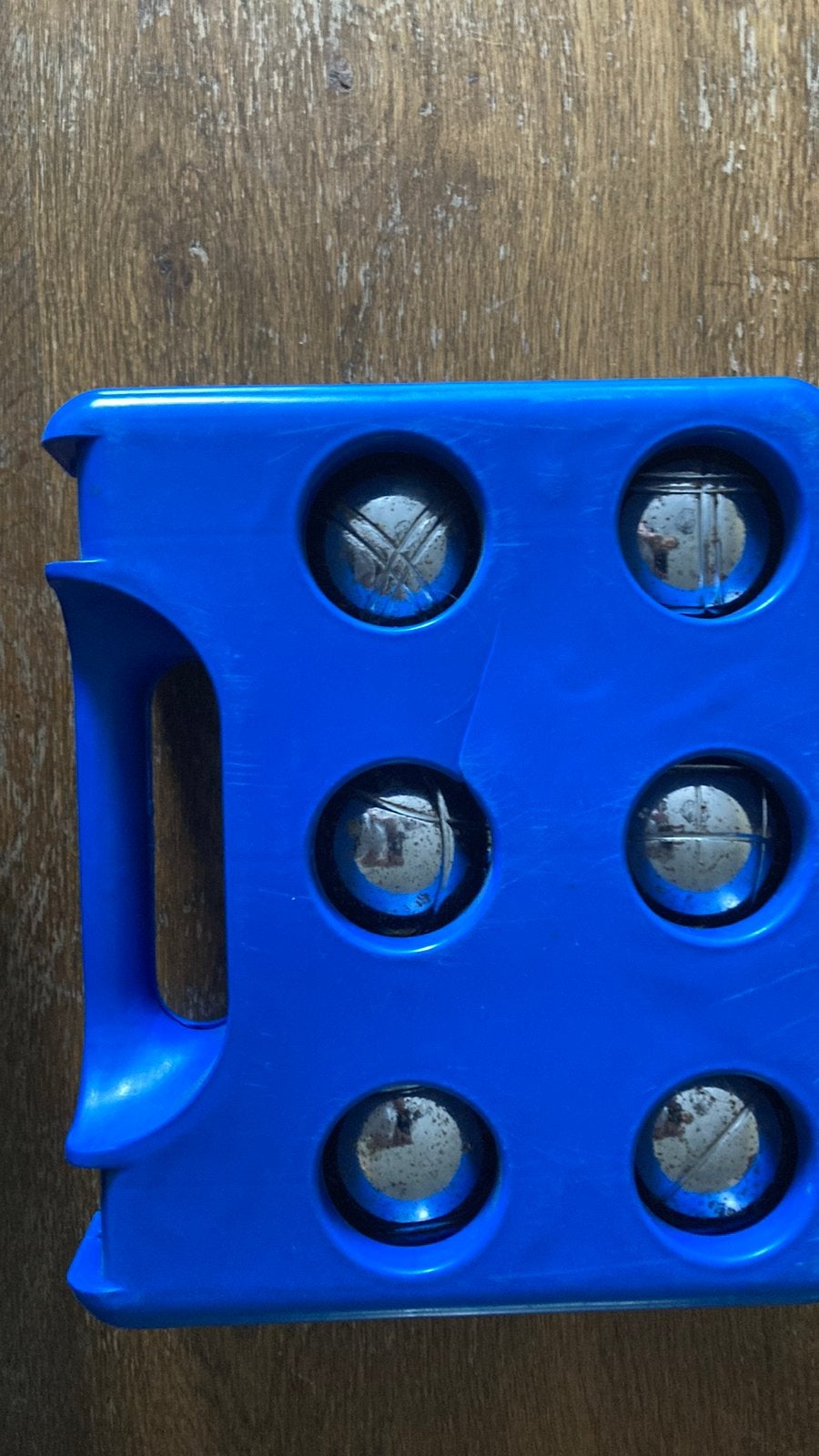 Jeu de boules ballen, Ophalen, Zo goed als nieuw