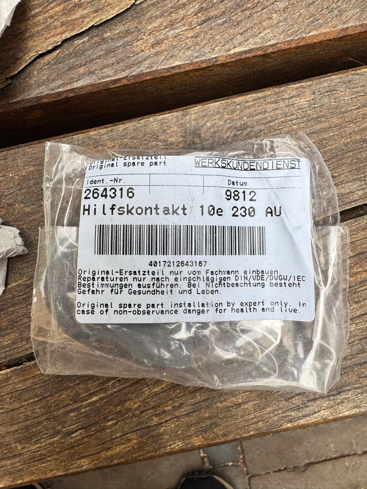 ABB Relais A16-30-10 230V/50Hz met Hulpcontact, Ophalen of Verzenden, Nieuw, ABB, Relais