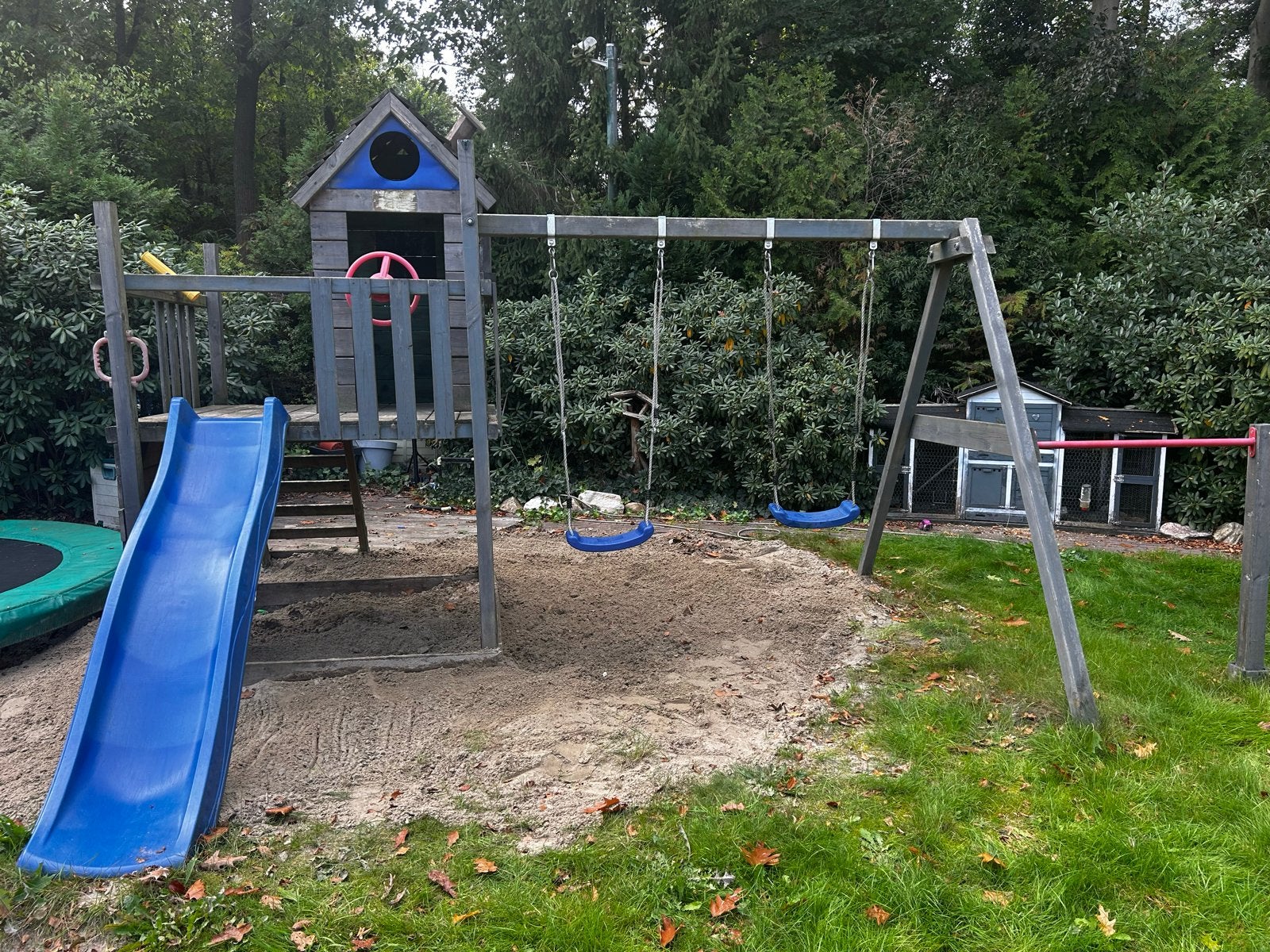 Wickey speeltoestel met glijbaan en schommels, Kinderen en Baby's, Ophalen, Gebruikt, Glijbaan