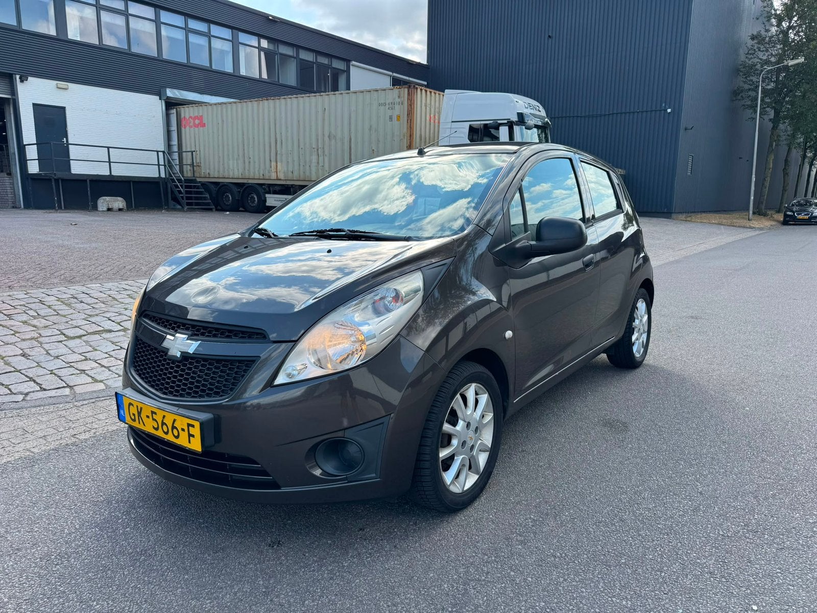 Chevrolet Spark 1.0 16V LE 68PK 2012 Bruin Airco/Apk 03-2027, Voorwielaandrijving, 839 kg, 4 cilinders, Bruin