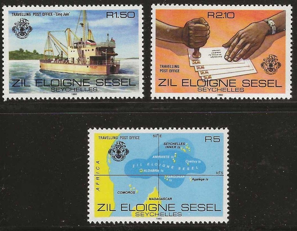 Seychelles, Verzenden, Overige landen, Postfris