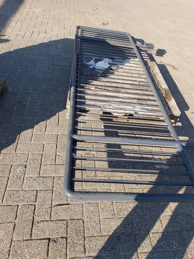 Balkonhek 293x90 cm - Stevig en Gebruikt, Ophalen, Gebruikt, IJzer, Overige typen