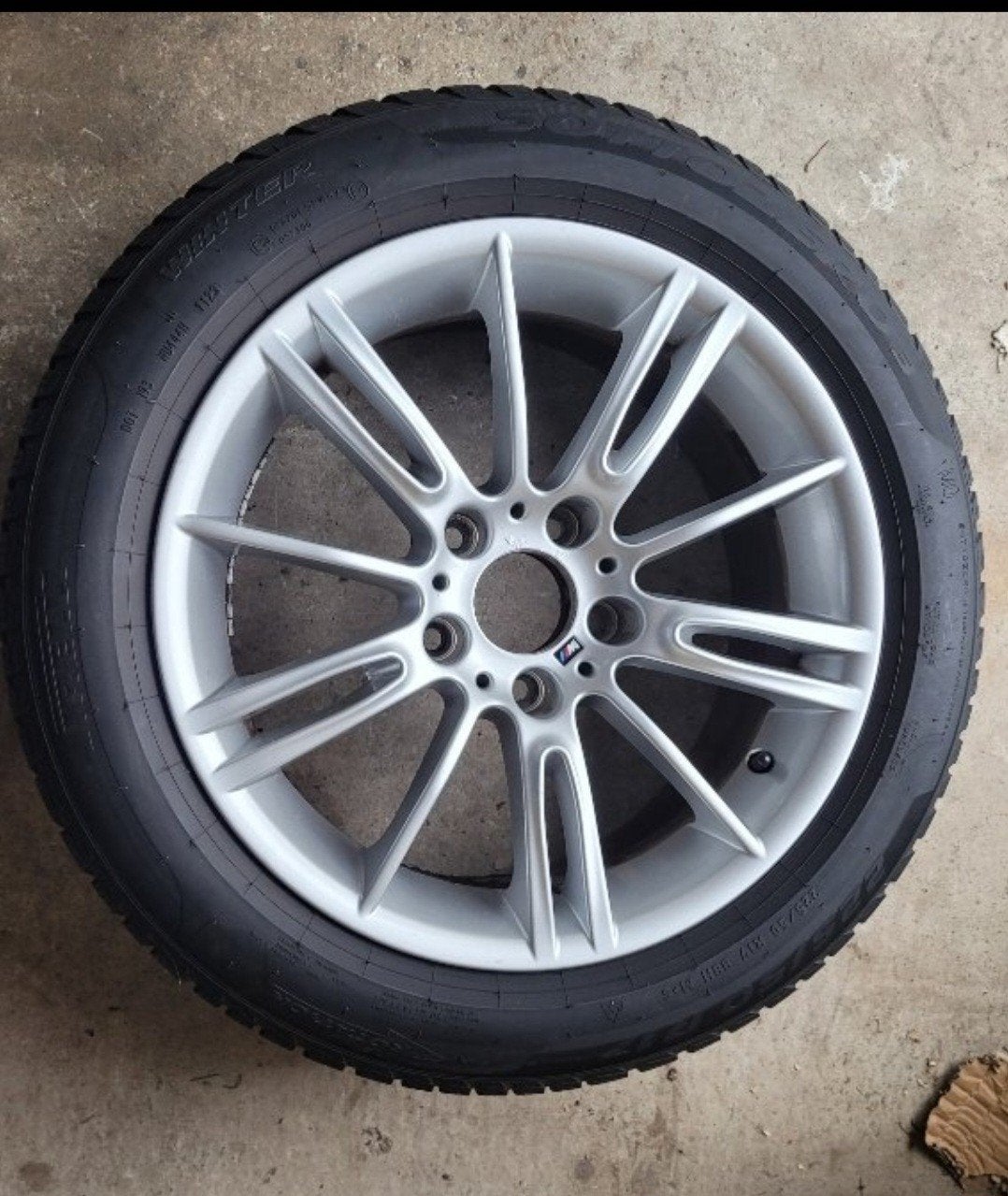 BMW 193M Sternspeiche velgen winter e60 e61 e90 e91 e92 e93, Auto-onderdelen, Banden en Velgen, Ophalen, Gebruikt, Banden en Velgen