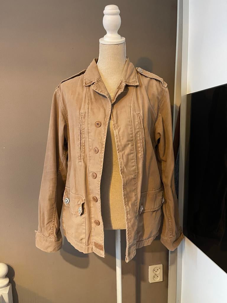 Le Temps des Cerises jasje maat  M /L/XL, Ophalen of Verzenden, Gedragen, Maat 42/44 (L), Beige
