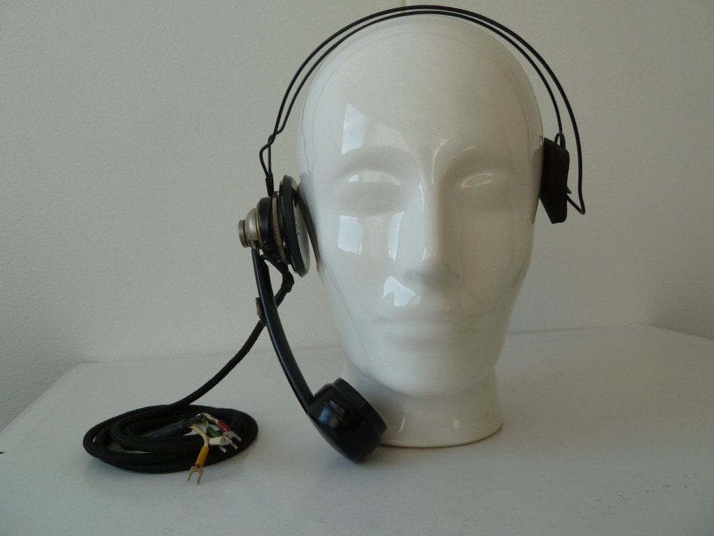 Antieke telefoniste hoofdtelefoon, Telecommunicatie, Ophalen of Verzenden, Zo goed als nieuw, Bakeliet