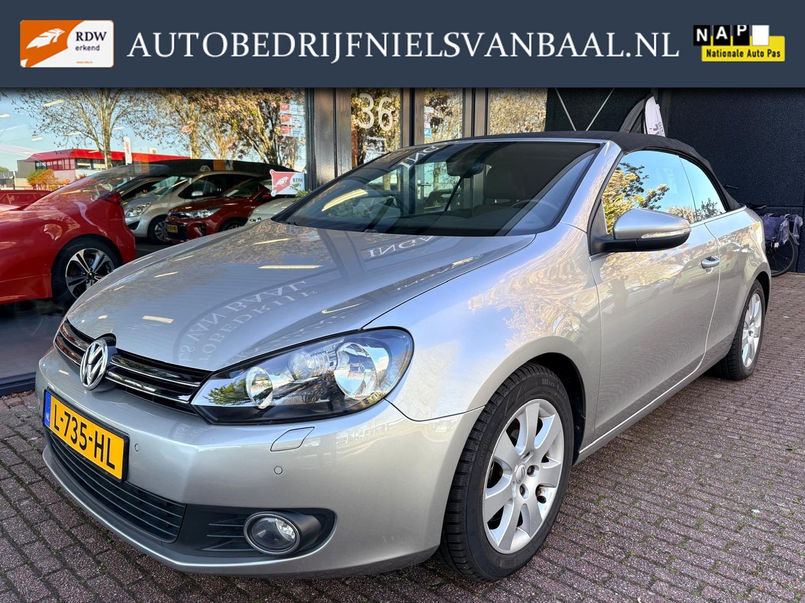 Volkswagen Golf Cabriolet 1.4TSI Nieuw/Dealer Auto/Apk 07-27, Auto's, Voorwielaandrijving, Gebruikt, Zwart, 4 cilinders