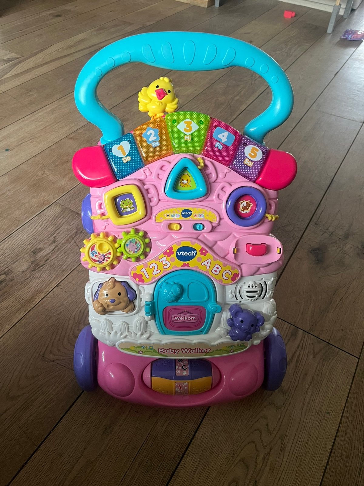 Vtech loopwagen, Kinderen en Baby's, Ophalen, Zo goed als nieuw, 6 maanden tot 2 jaar