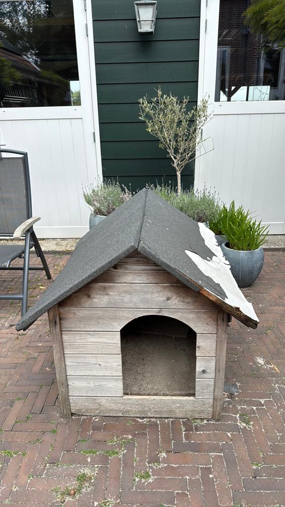 Gratis hok voor hond, konijn of kat., Dieren en Toebehoren, Ophalen, 65 tot 100 cm, Hondenhok, 110 cm of meer