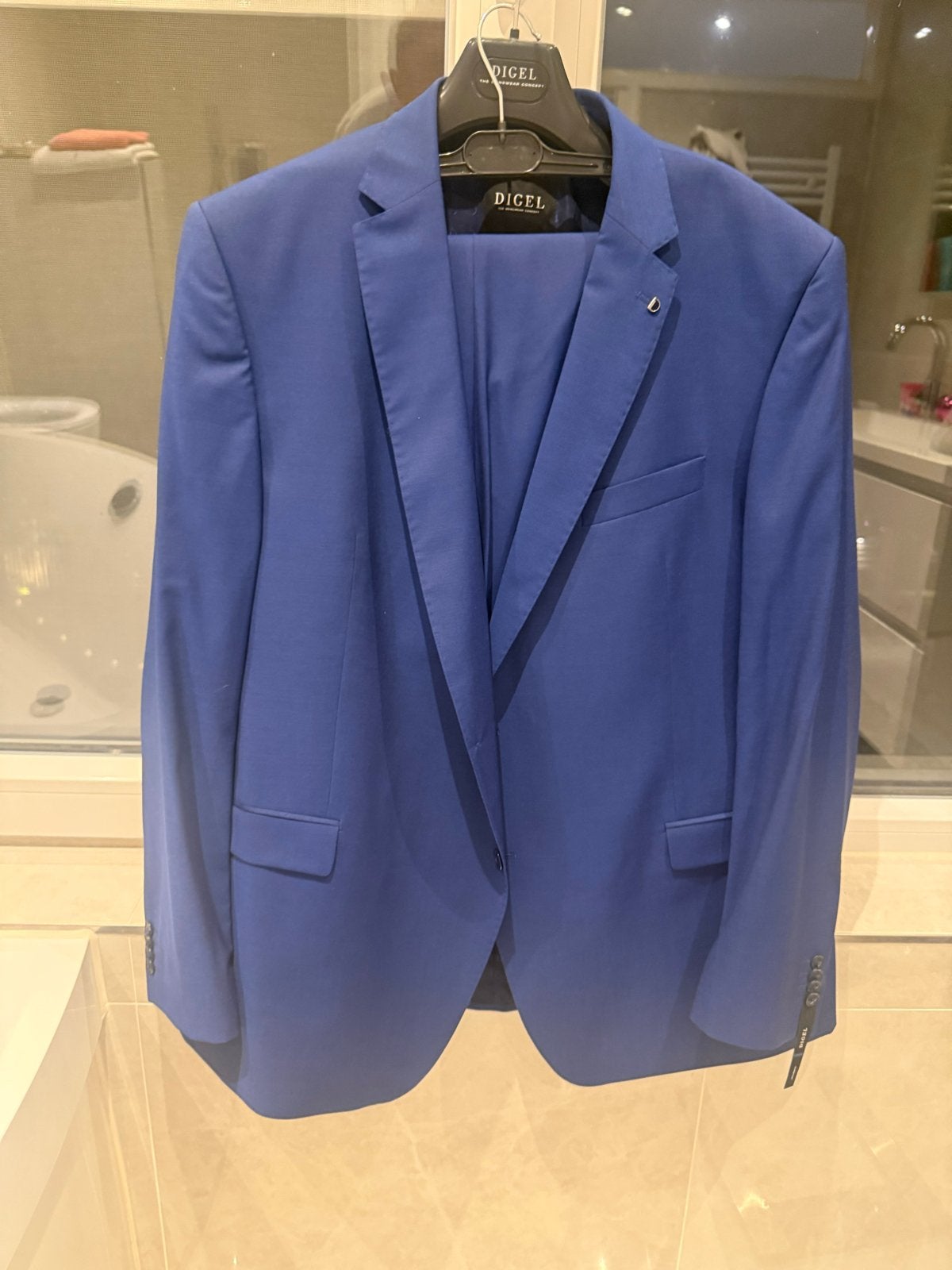 Nieuw Digel Kostuum - Blauw - Maat 60, Ophalen of Verzenden, Nieuw, Overige maten, Blauw