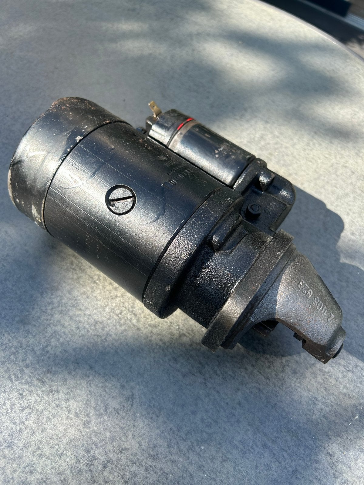 Startmotor Bukh 10 pk bootmotor - Werkt perfect, Ophalen, Gebruikt, Motor en Techniek, Zeilboot of Motorboot
