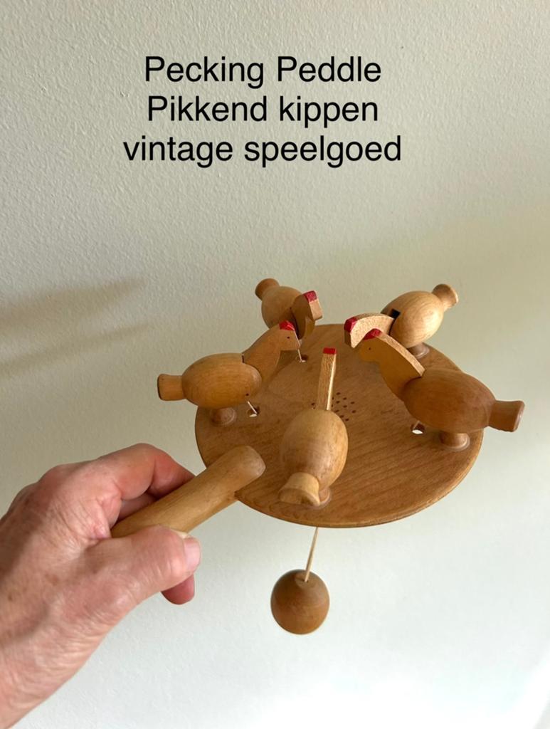Vintage Speelgoed: Pikkende kippen, Ophalen of Verzenden