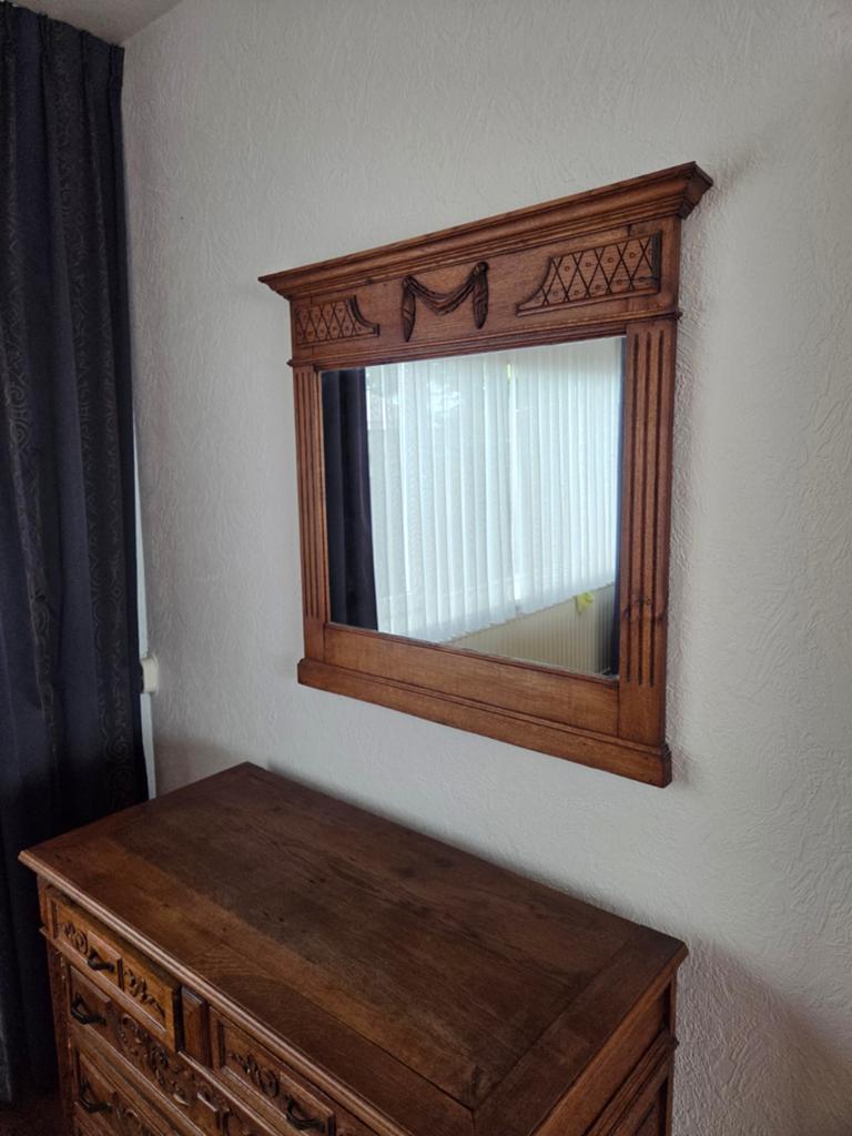 Dressoir met spiegel, Huis en Inrichting, Kasten | Dressoirs, Ophalen of Verzenden, Zo goed als nieuw, 25 tot 50 cm
