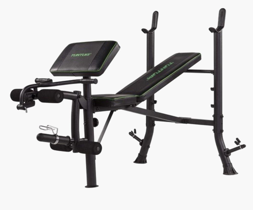 Tunturi WB40 Halterbank - Fitnessbank, Ophalen, Krachtstation, Zo goed als nieuw, Metaal