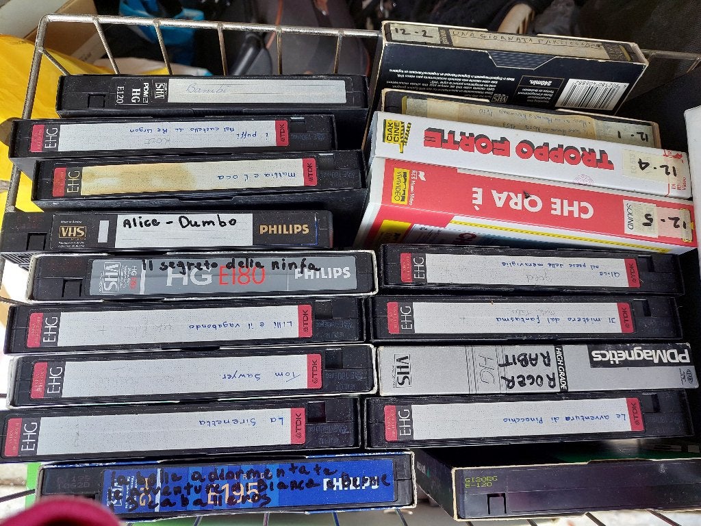 Vhs video Italiaanse (kinder) films, Alle leeftijden, Ophalen, Gebruikt, Actie en Avontuur