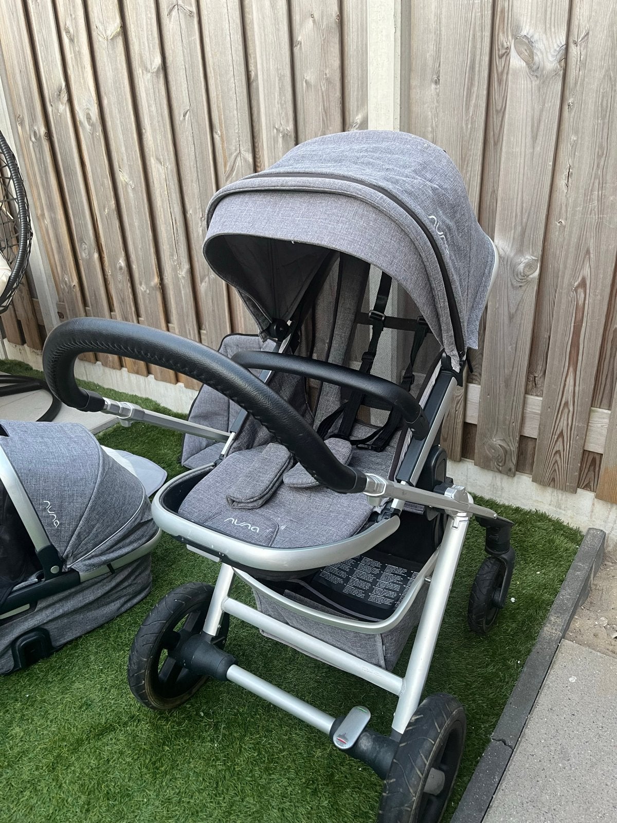 Nuna Mixx Next kinderwagen met reiswieg en voetenzak, Gebruikt, Combiwagen, Met reiswieg, Ophalen