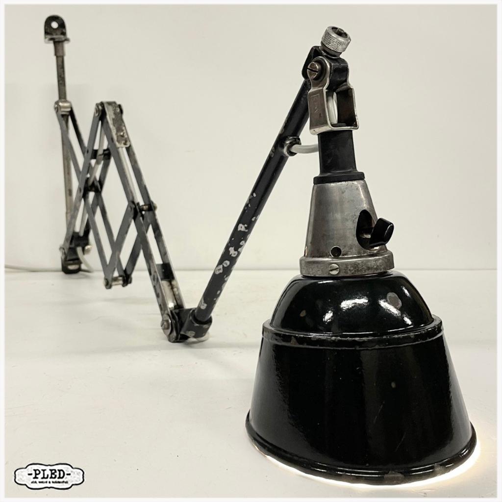 Oude Midgard schaarlamp DRGM-markering, Curt Fischer Bauhaus, Ophalen of Verzenden