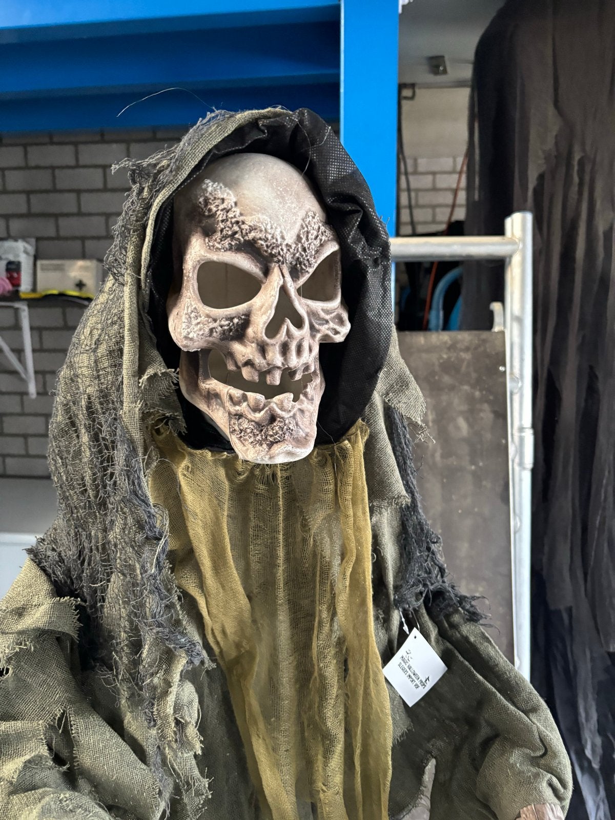 Griezelige Halloween Decoratie: Heks of Skelet, Ophalen of Verzenden, Gebruikt, Versiering, Halloween of Griezel