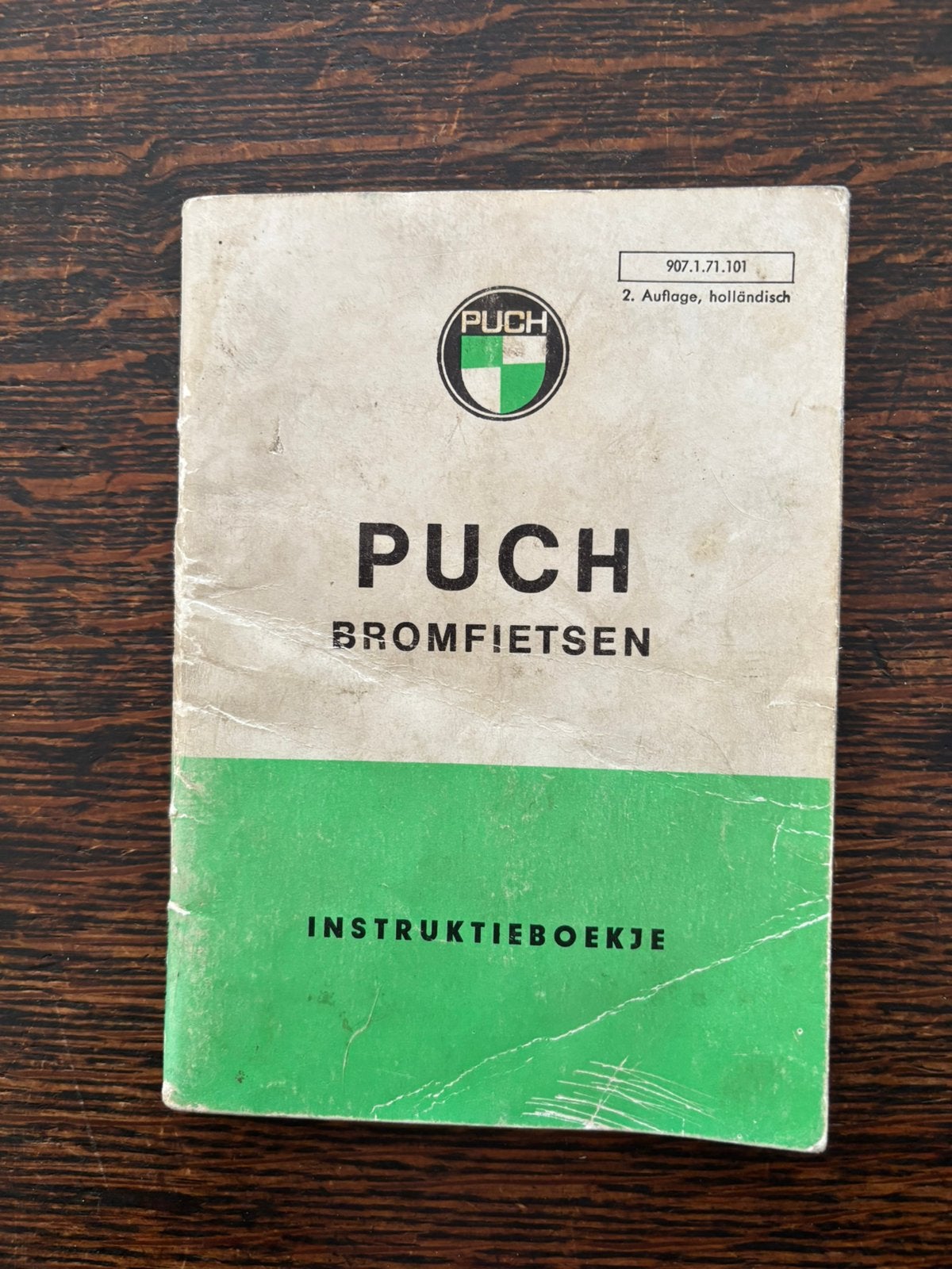 Puch instructie boekje, Ophalen of Verzenden, Gebruikt