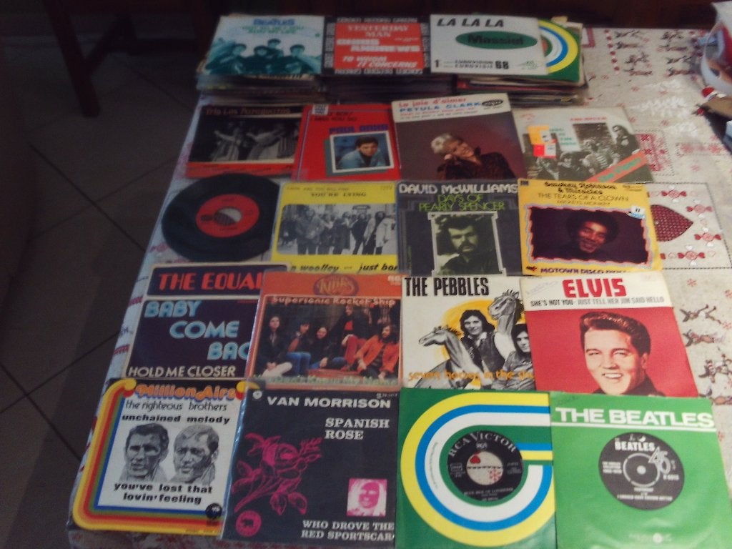 91 Vinyl Singles - Oldies van de jaren 60, Ophalen of Verzenden, Zo goed als nieuw, Pop
