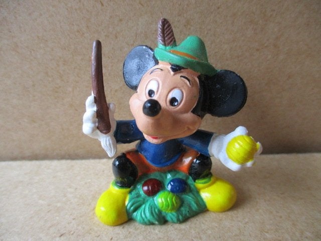adv9842 mickey mouse poppetje 20, Ophalen, Mickey Mouse, Gebruikt, Beeldje of Figuurtje