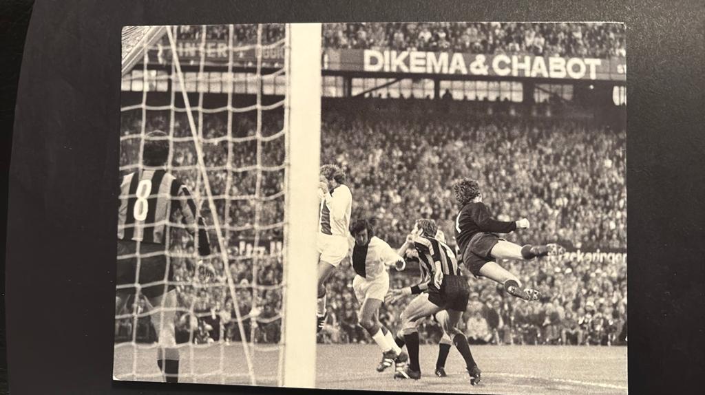 Ajax Amsterdam-Inter Milan 1972 Europa Cup finale Kuip, Verzenden, Zo goed als nieuw, Ajax, Spelerskaart