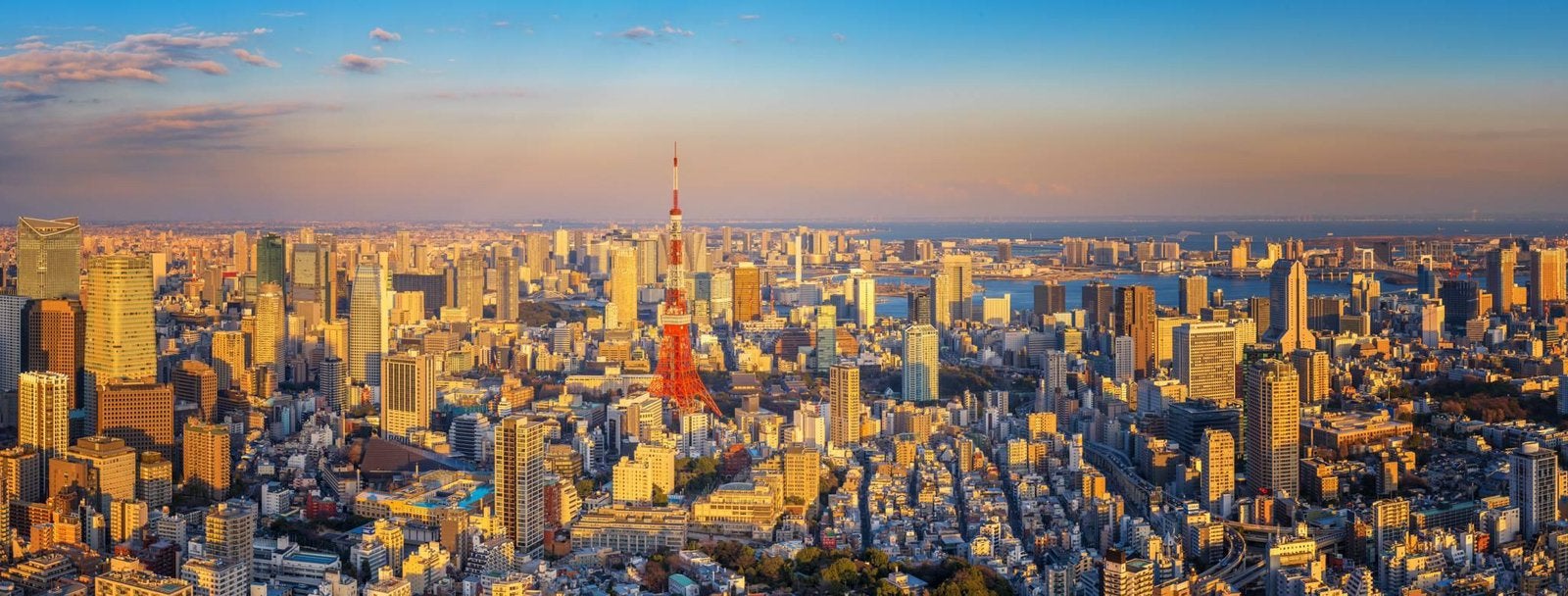 Tokyo Panorama, Ophalen, Foto, Fotografie, Origineel