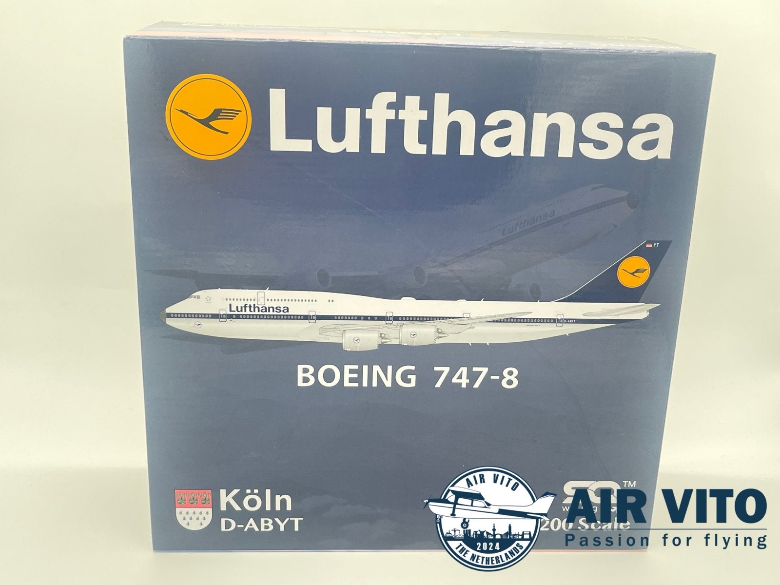 Lufthansa Boeing 747-8 Modelvliegtuig - Nieuw in Doos, Verzamelen, Luchtvaart en Vliegtuigspotten, Schaalmodel, ., Ophalen of Verzenden