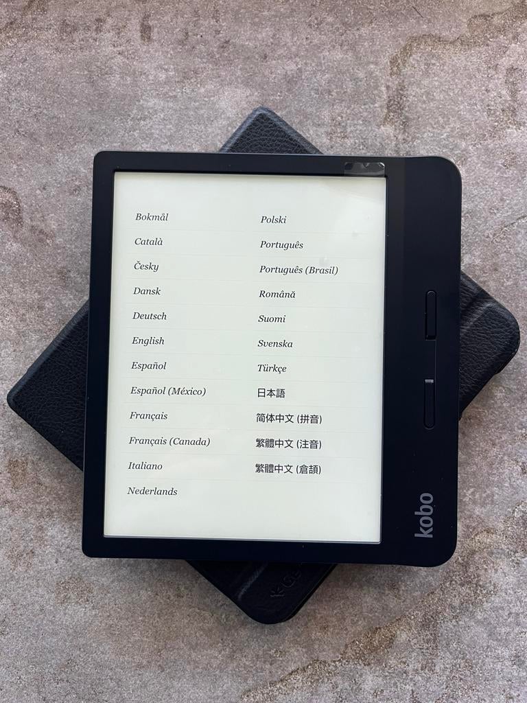 Kobo Libra H2O e-Reader + Cover, 8 GB, Kobo, Ophalen of Verzenden, Wi-Fi