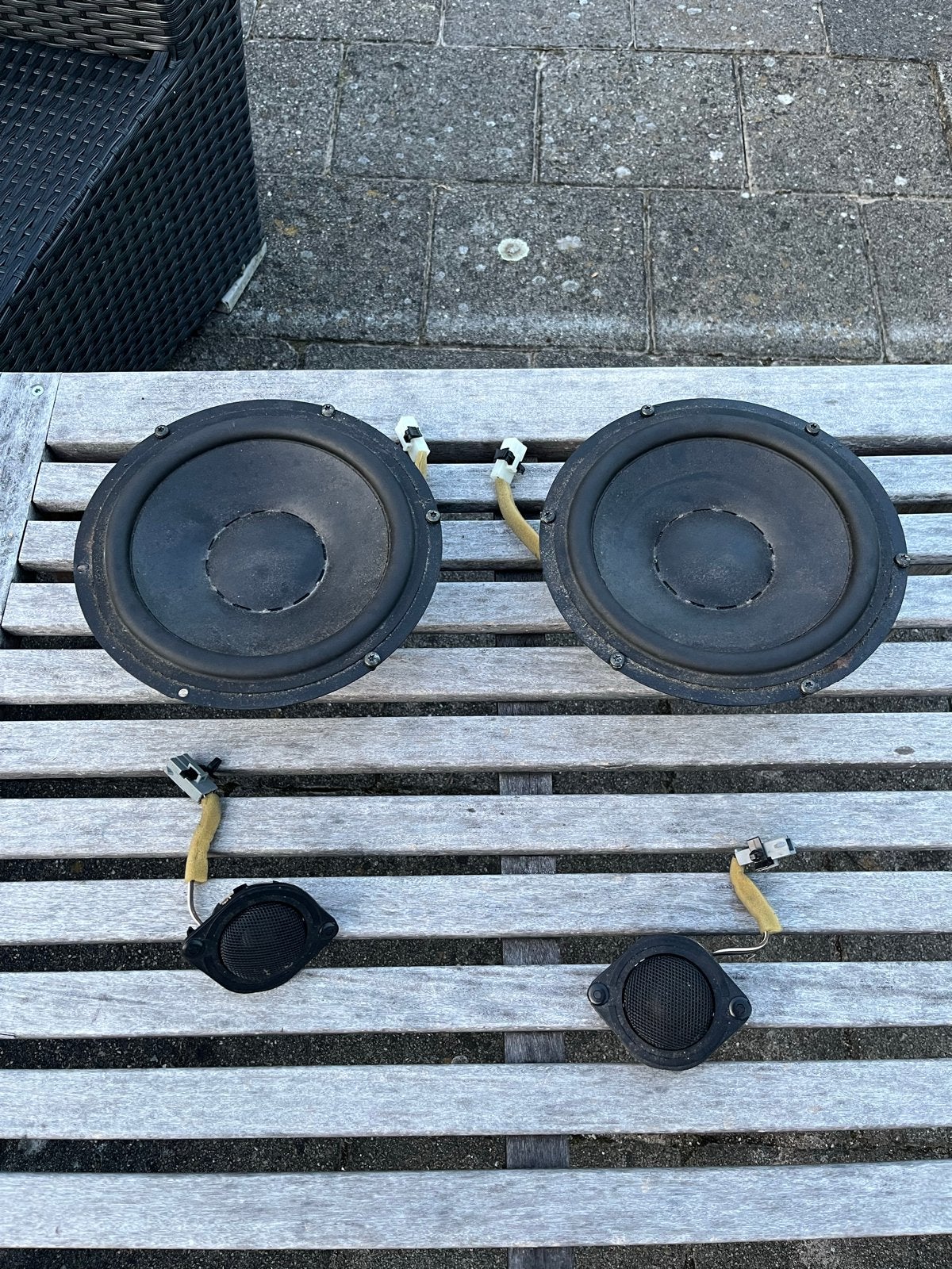 Dynaudio Volvo C70 High Performance hoedenplank speakers, Ophalen of Verzenden, Gebruikt