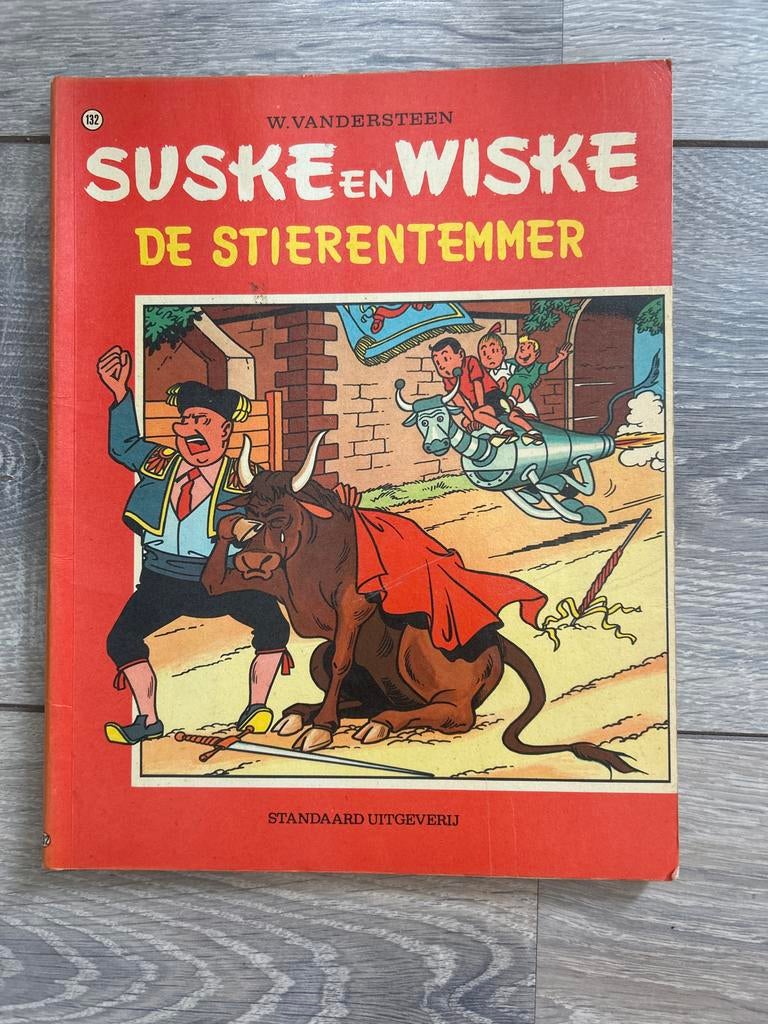 Suske en Wiske - De Stierentemmer (1972) - Met naam, Eén stripboek, Ophalen of Verzenden, Gelezen