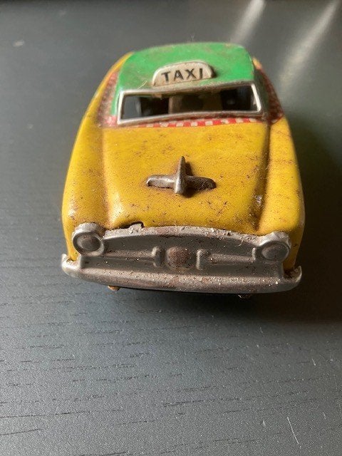 intage blikken originele yellow cab rond 1960 € 12,505,00, Ophalen of Verzenden