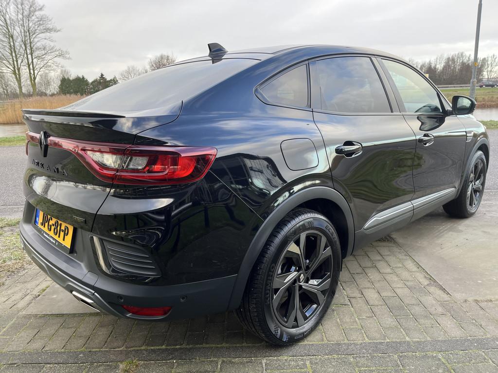 Renault Arkana 1.6 E-Tech hybrid 145PK R.S line / E-Tech eng, Gebruikt, Overige brandstoffen, Zwart, Leder