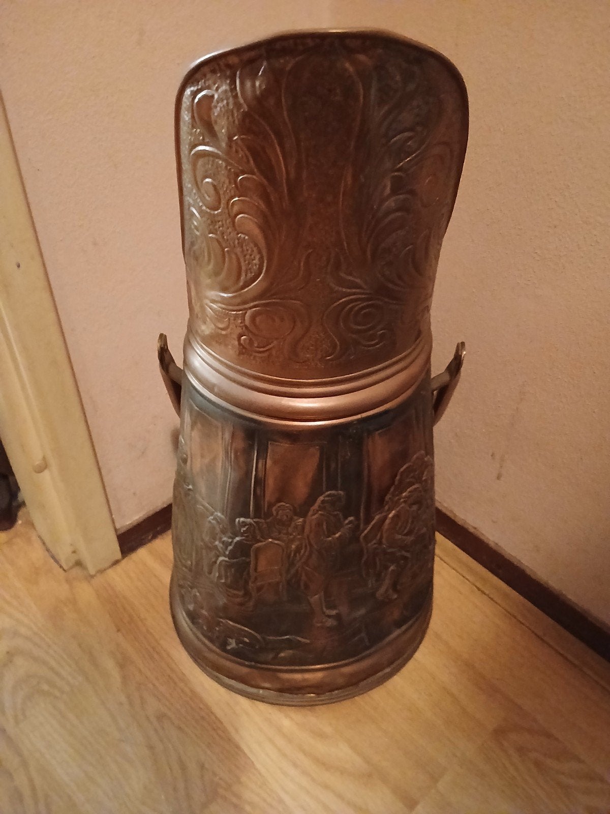 Paraplu bak/kit, Ophalen