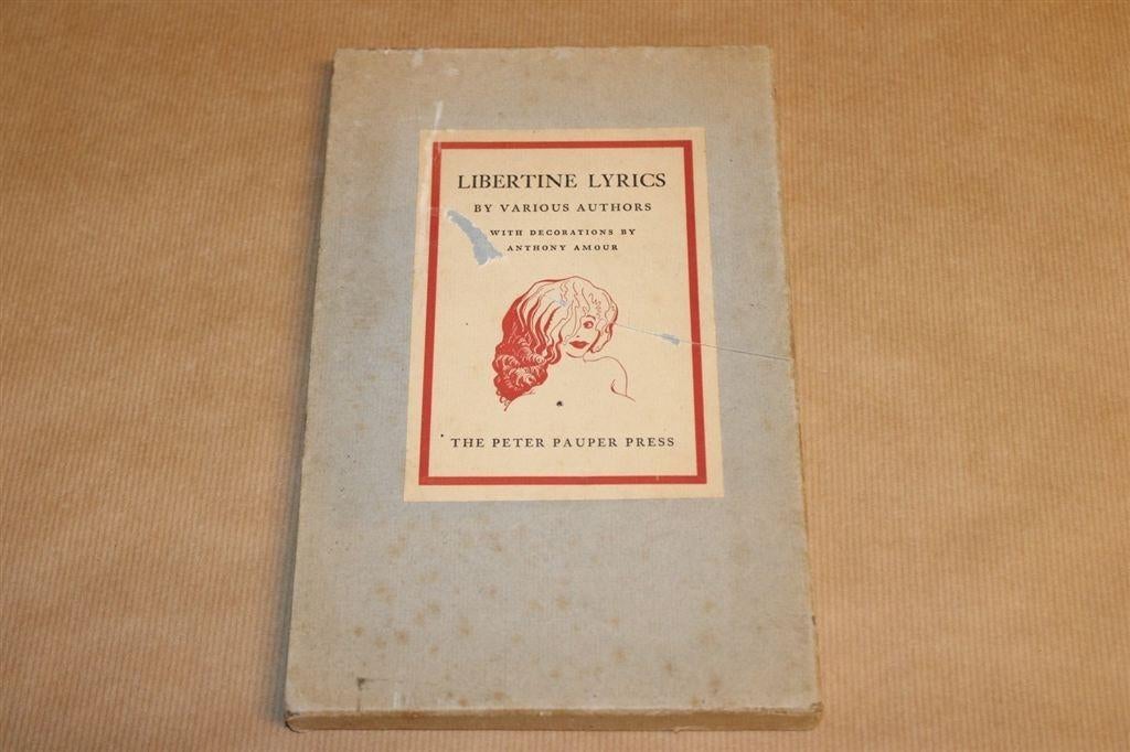 Libertine Lyrics - Ill. Anthony Amour - Luxe uitgave, Ophalen of Verzenden, Zo goed als nieuw