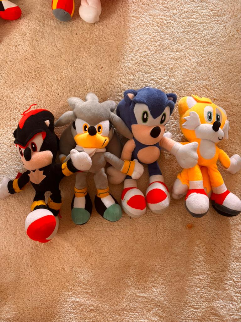 Sonic knuffels, Ophalen, Overige typen