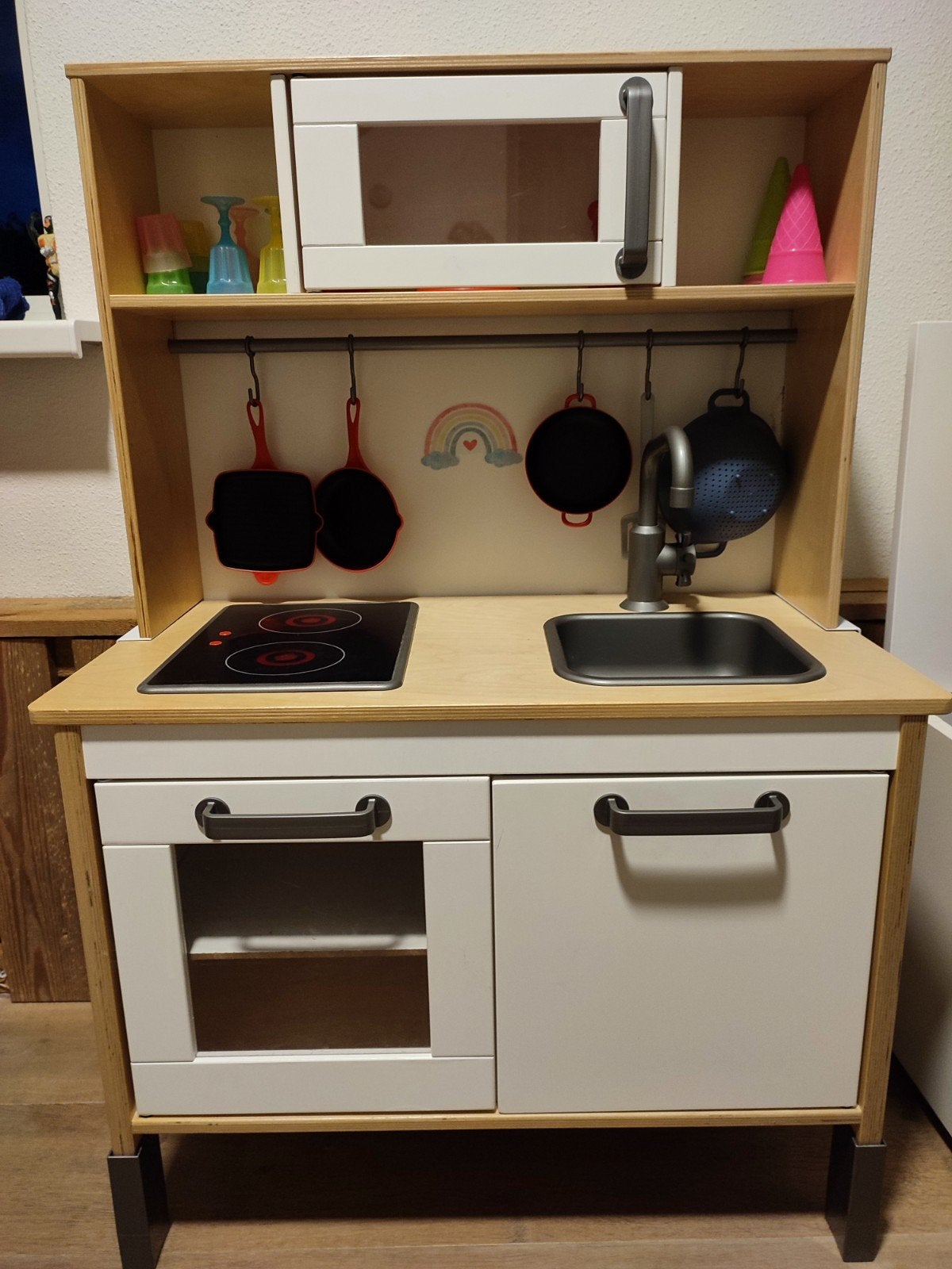 Speel keuken Ikea + keukenspullen, Ophalen, Gebruikt, Hout, Speelkeuken