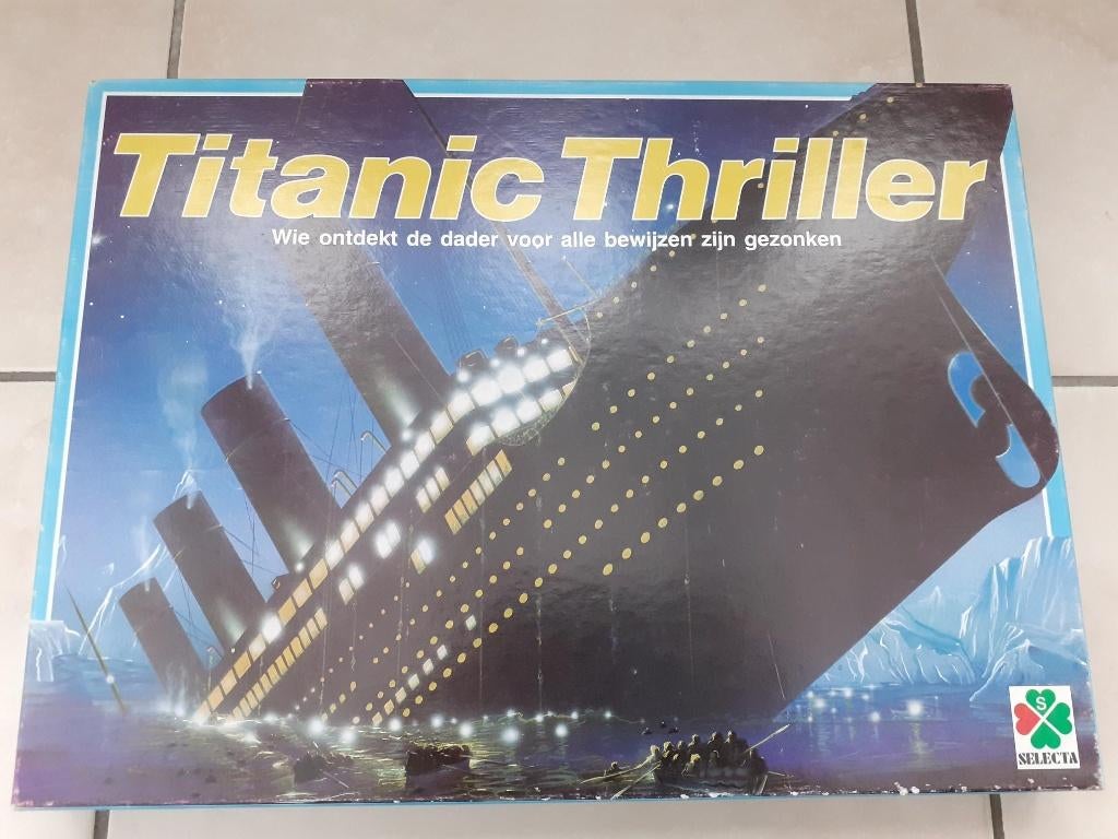 Titanic Thriller Boardgame, Hobby en Vrije tijd, Gezelschapsspellen | Bordspellen, Ophalen, Zo goed als nieuw, Selecta