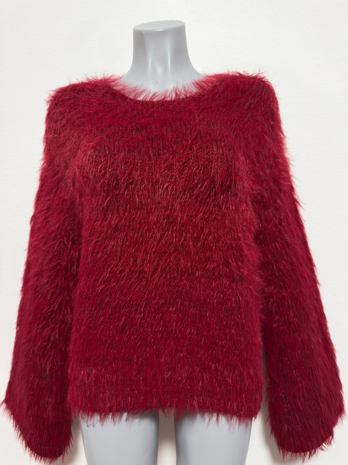 Gimme zachte fluffy trui Maat- L/XL, Verzenden, Nieuw, Maat 42/44 (L), Rood