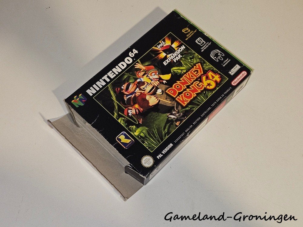 Donkey Kong 64 met Expansion Pack (N64) Compleet, Spelcomputers en Games, Gebruikt, -, -, 1 speler
