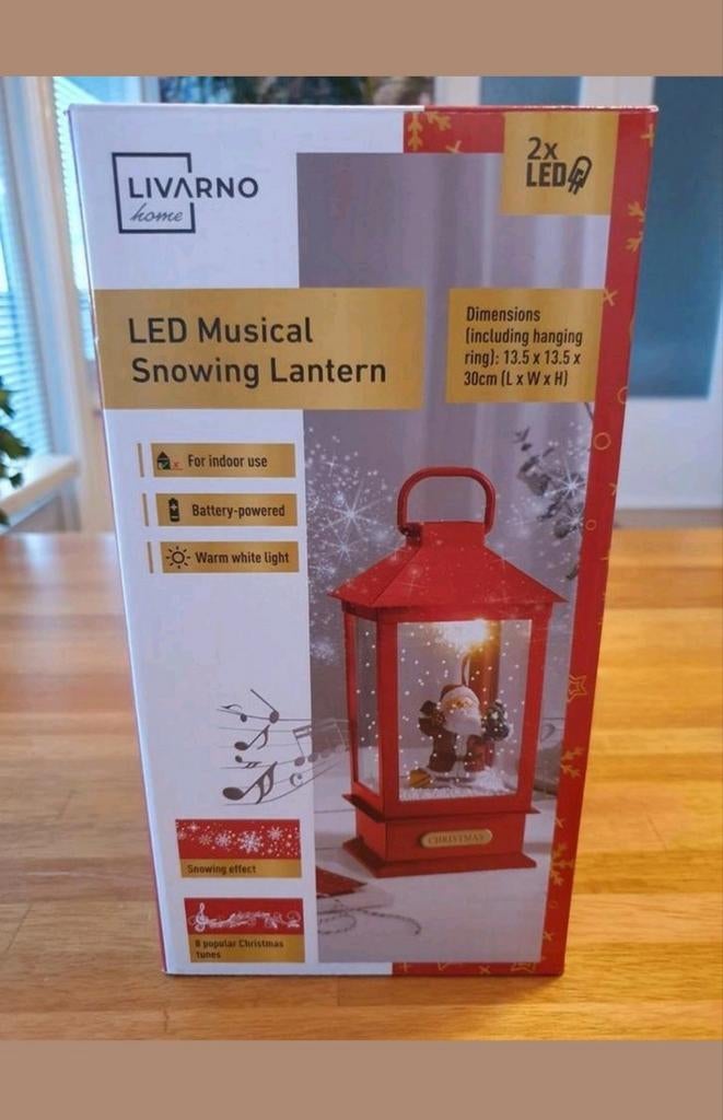 Kerst lantaarn, Ophalen of Verzenden, Zo goed als nieuw